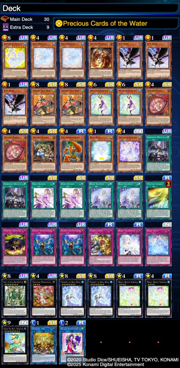 A_Wild_Rali's tweet photo. Made it to dlv max with rikka for the gems. Very fun deck but I will not be partaking in stage 2 of this event lol. https://t.co/XvlMbb21Fn