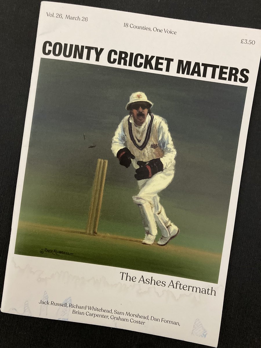 What a lovely surprise in the post today! Thank you <a href="/AnnieChave/">Annie Chave</a> <a href="/MattersCounty/">County Cricket Matters</a>