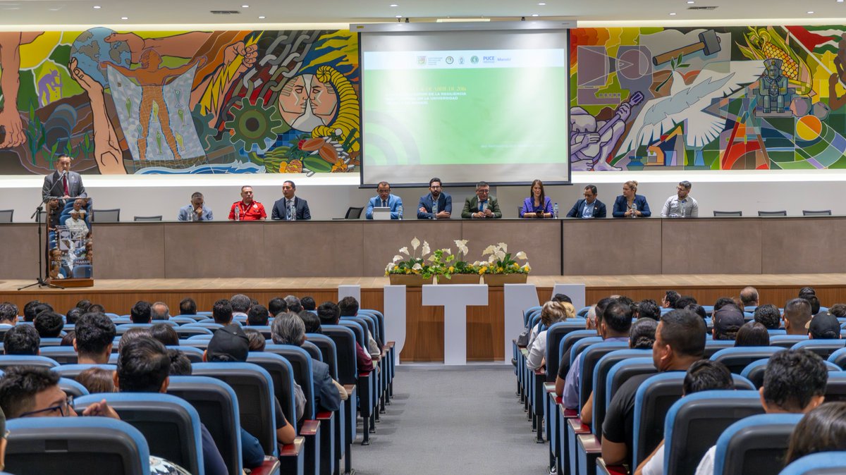 UTMManabi's tweet photo. Fuimos la sede de IV Jornada Internacional de Ingeniería Estructural y Sísmica 2026, un espacio académico de alto nivel que, a diez años del #16A, permitió reflexionar sobre las lecciones aprendidas y fortalecer la visión hacia territorios más seguros y resilientes. https://t.co/rmtthakAga
