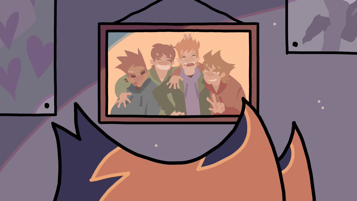 cupTWOst's tweet image. lasso tool portrait i did for one of the scenes in my animation #eddsworld