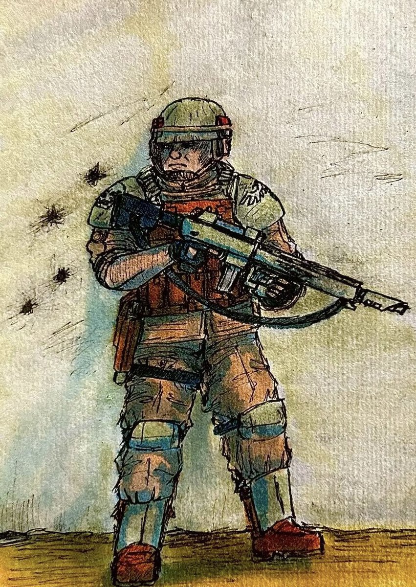 AndrewZ24597481's tweet image. Old Guard Sketches