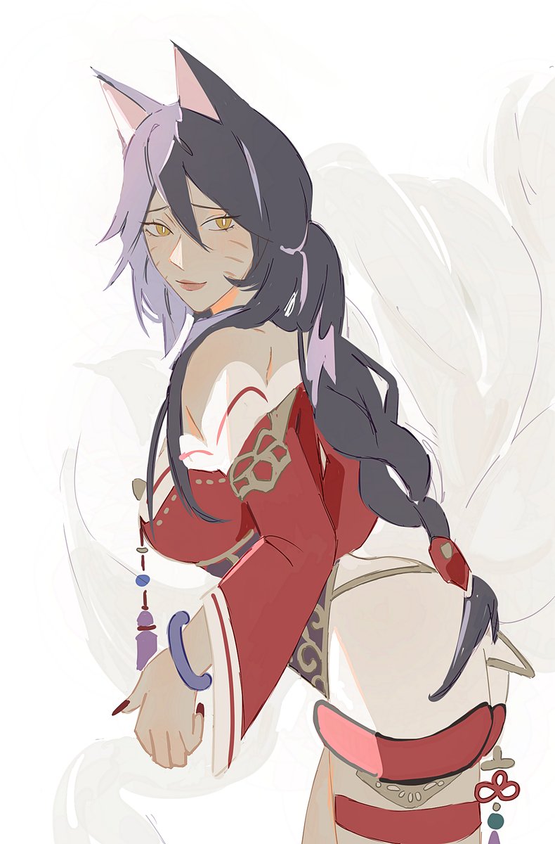 Linrelia's tweet image. #ahri #leaguefanart