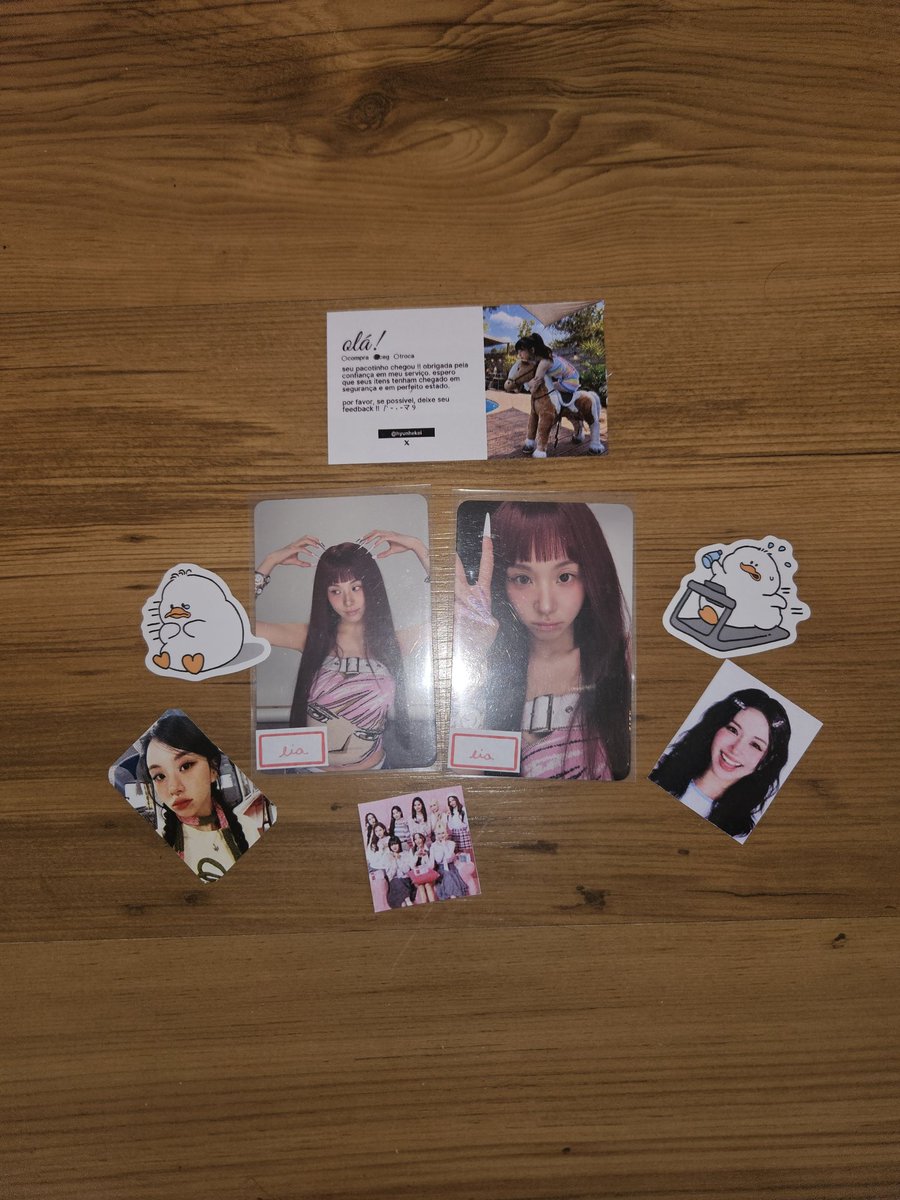 ~#📦 𝐍ew 𝐌ail
                 𝟷𝟹.𝟶𝟺.𝟸𝟶𝟸𝟼

Feedback positivo para <a href="/hyunhekei/">𖹭 bea | caixinha mercari 🇯🇵</a> que organizou a ceg que me fez conseguir essas lindezas aqui! 
Veio bem embalado, tirou todas as dúvidas, e mandou esses brindes lindos, muito obrigada 🩷