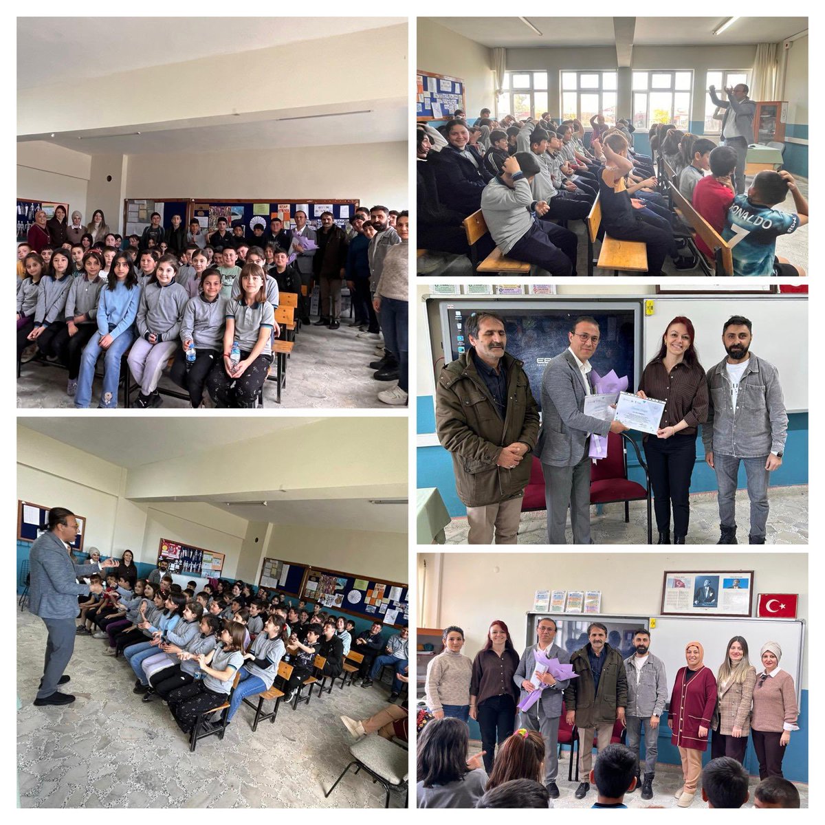TÜBİTAK Bilim Söyleşileri kapsamında, Örencik Ortaokulu öğrencileri Dr. Mustafa Gazioğlu’nun sunumuyla gerçekleştirilen söyleşide,“Çoklu Duyusal Öğrenme Modelli Masal Anlatımının Öğrencilerin Dil ve Sosyal Gelişimlerine Katkıları”ele alındı. <a href="/samsunmem/">Samsun İl Milli Eğitim Müdürlüğü</a> <a href="/BafraMem/">BafraMem</a> <a href="/mehmetdegermenc/">Mehmet Değermenci</a>