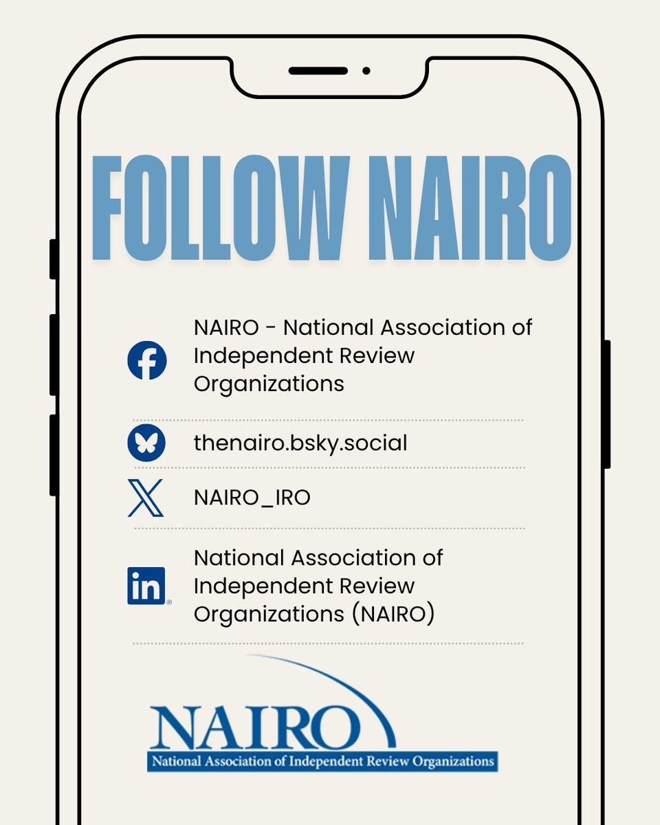 Don’t miss what’s happening in the review world!

Follow NAIRO on:

LinkedIn- bit.ly/3PBzQpZ
Bluesky- bit.ly/4ciKwCu
Facebook- bit.ly/4s69idO
X- bit.ly/41FQcQZ

For timely updates, industry insights, and important announcements.