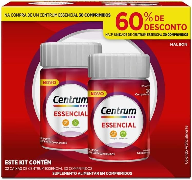 Achadinhosbr_of's tweet image. 💊✨ Saúde e energia no seu dia!

Centrum Essencial Multivitamínico Diário (2 frascos com 30 comprimidos cada) — com Complexo B, Vitamina D e Magnésio para mais disposição e bem-estar 😍

💸 Só R$ 31,42

👉 Aproveite: amzn.to/4mobhJc

#Centrum #Saúde #BemEstar #Promoção