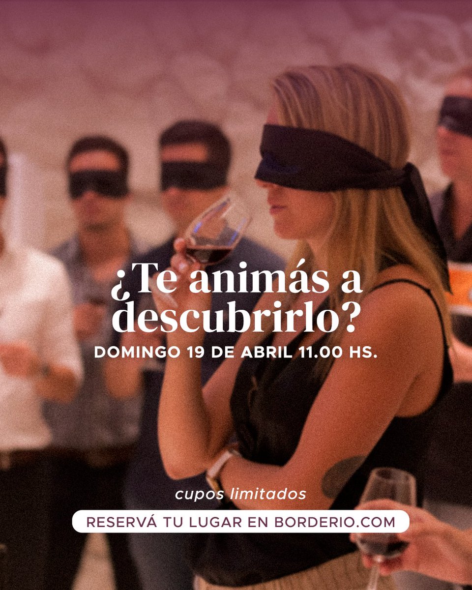 BodegaBordeRio's tweet image. ¿Cuánto sabés sobre vinos? 😏🍷
Jugá, aprendé y descubrí si tu paladar realmente sabe… o improvisa😂.
¿Te animás a descubrirlo? 
📅Domingo 19 de abril | 11:00 hs.
Cupos limitados, reservá tu lugar en 🔗borderio.com

#viñedo #vino #bodega #catadevino #borderio