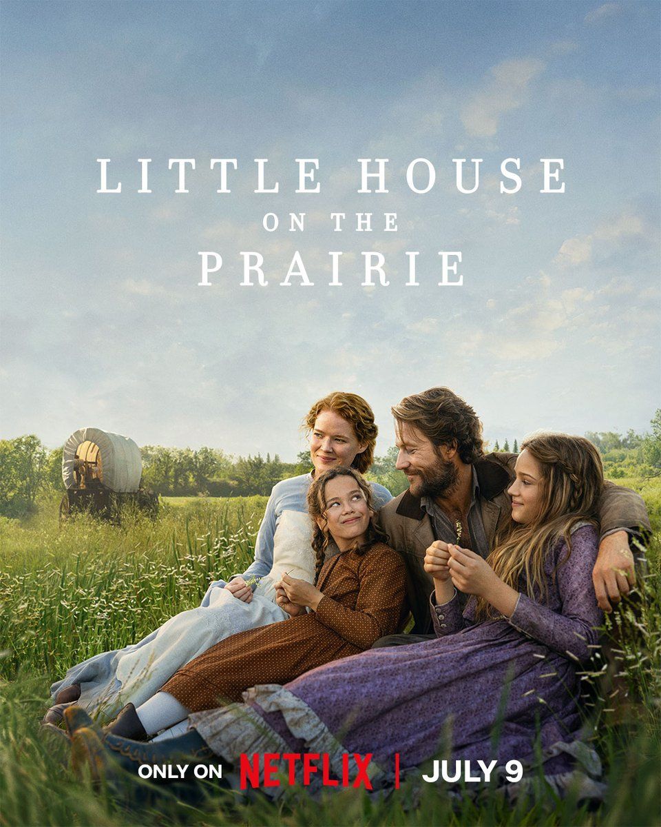 screenrant's tweet image. Check out the first official poster for #LittleHouseOnThePrairie from #Netflix 👀
