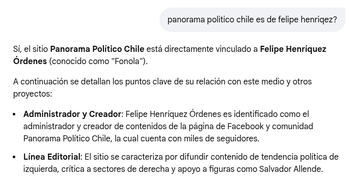 LalaMustafa10's tweet photo. Felipe Saldías (Panorama Politico Chile) no existe, quien está tras esta cuenta es: Felipe Henríquez Ordenes = Fonola, personaje que vive a basa de mentiras. Encima pide donaciones en facebook. https://t.co/e0CQ1nE2v3