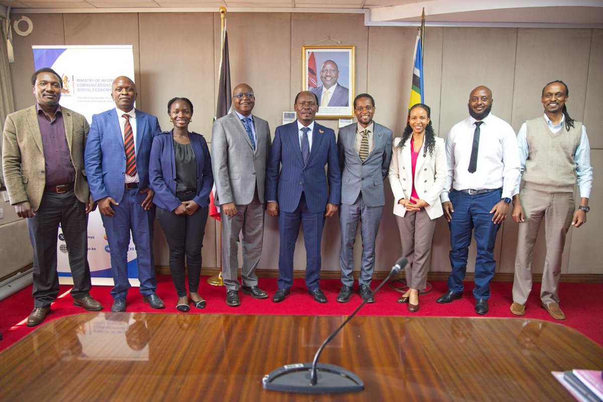 Ministry of Info, Comms & The Digital Economy KE tweet media