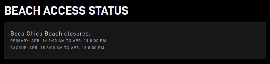 StarbaseTracking tweet media