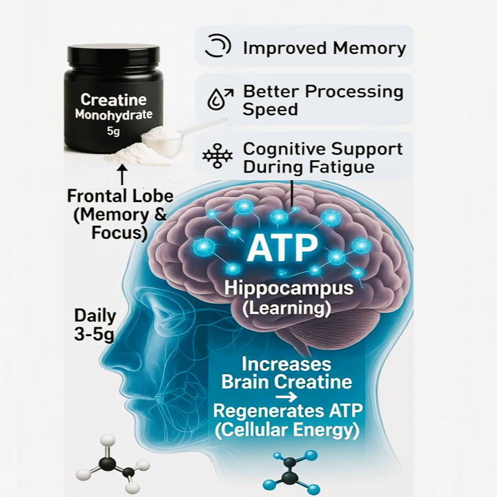 tonyblass's tweet image. Frontiers in Nutrition analyzed 16 randomized controlled trials and found statistically significant improvements in:
•#Memory
•#Attention
•#Informationprocessingspeed The #publichealth implications are enormous. #creatinemonohydrate
