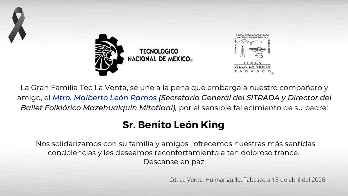 TecNM campus Villa La Venta tweet media