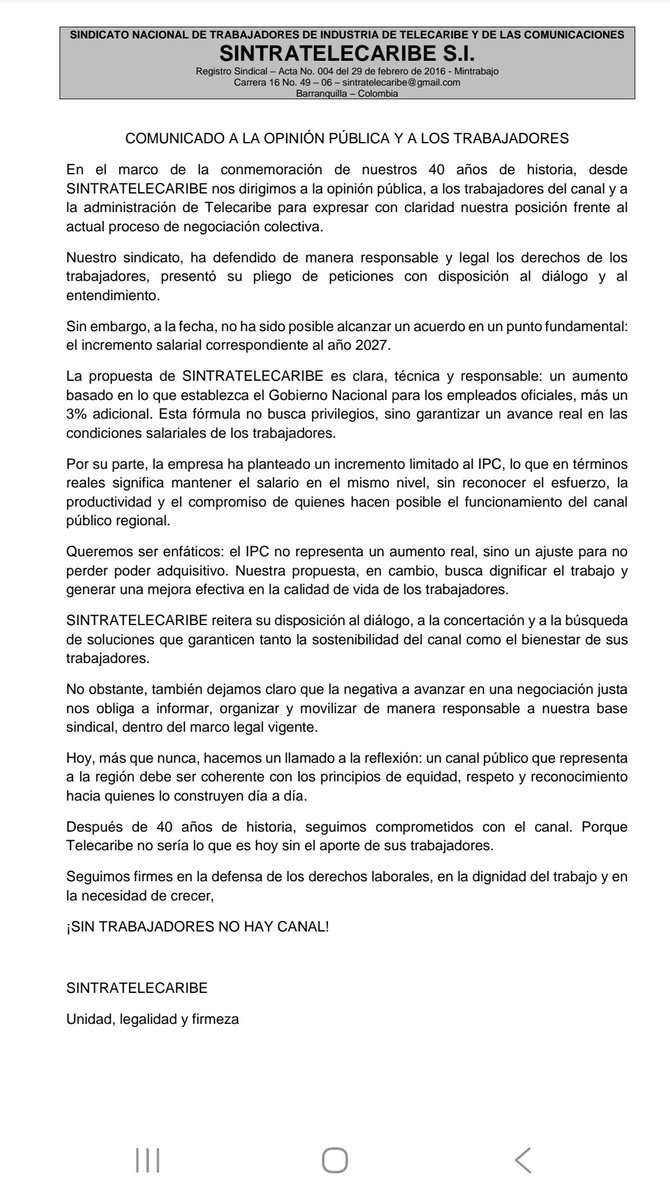 SintraTC's tweet photo. @ExtraNoticiasCo @AtlanticoEmi @GobCordoba_ @Gobatlantico @GobDeBolivar @Unimagdalena https://t.co/VB1seBzZyL