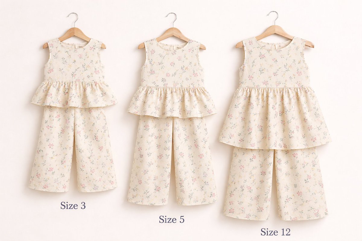 KBDigitalCraft's tweet image. Kids Peplum Top and Wide-Leg Pants Sewing Pattern PDF Digital download with easy instructions for a sweet handmade summer outfit.  DIY sewing projects.
etsy.com/listing/448798…
#SewingPattern #PDFPattern #KidsSewingPattern #ToddlerSewing #PeplumTop #WideLegPants #DigitalDownload