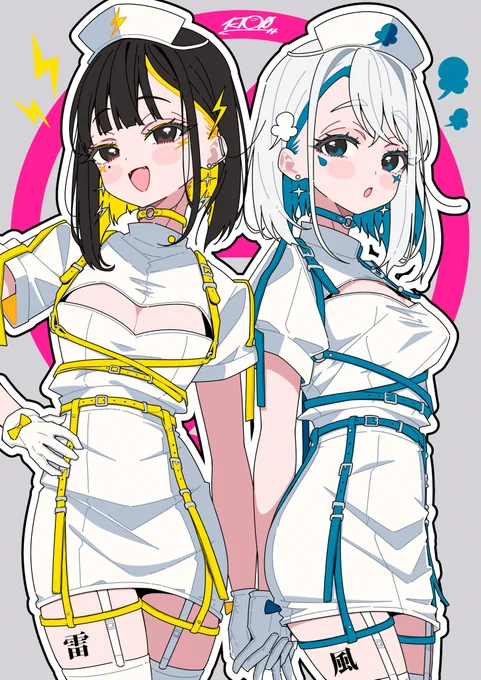 #凍結祭りでフォロワー減ったから自己紹介して逆に増やす シンプルビビッドなアニメ塗りで描いてます
