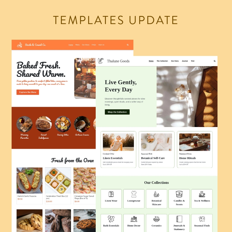 strikingly's tweet image. New templates are up again! We're highlighting our amazing new features to inspire your creativity. #websitedesign #website #Strikingly