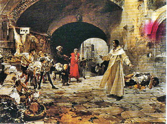 València va ser la primera ciutat en el món en què es va obrir el primer hospital psiquiàtric l’any 1409. La gènesi d’aquest històric esdeveniment vingué del pare Joan Gilabert Jofré i la seua troballa amb uns xics q estaven maltractant un foll al carrer: actualidadvalencia.com/passejantvalen…