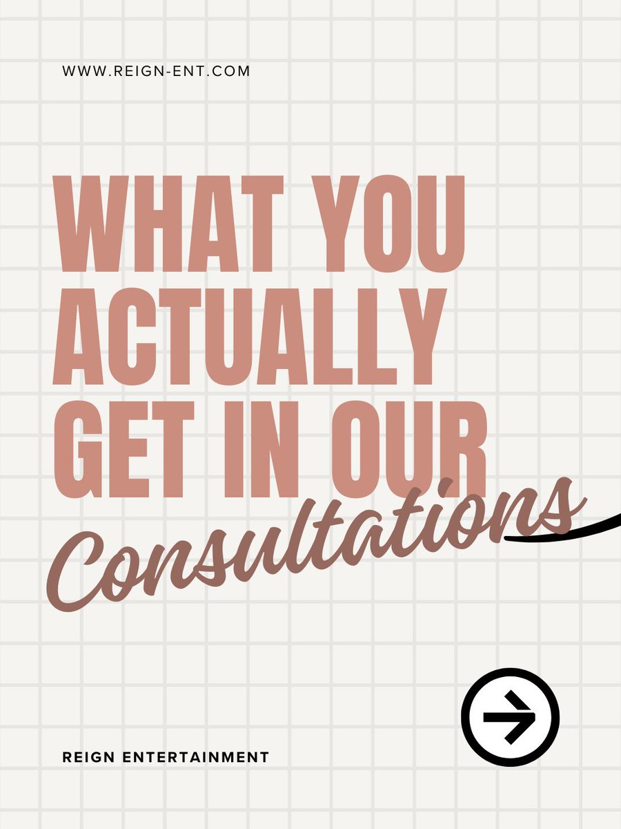 wereignent's tweet image. A consultation with us isn't a pep talk. We audit your current brand, identify gaps, and build a game plan that turns into a sustainable career. Book now.

#consultation #brandstrategy #reignentertainment #artistdevelopment #musicbusiness #creativeentrepreneur #strategy