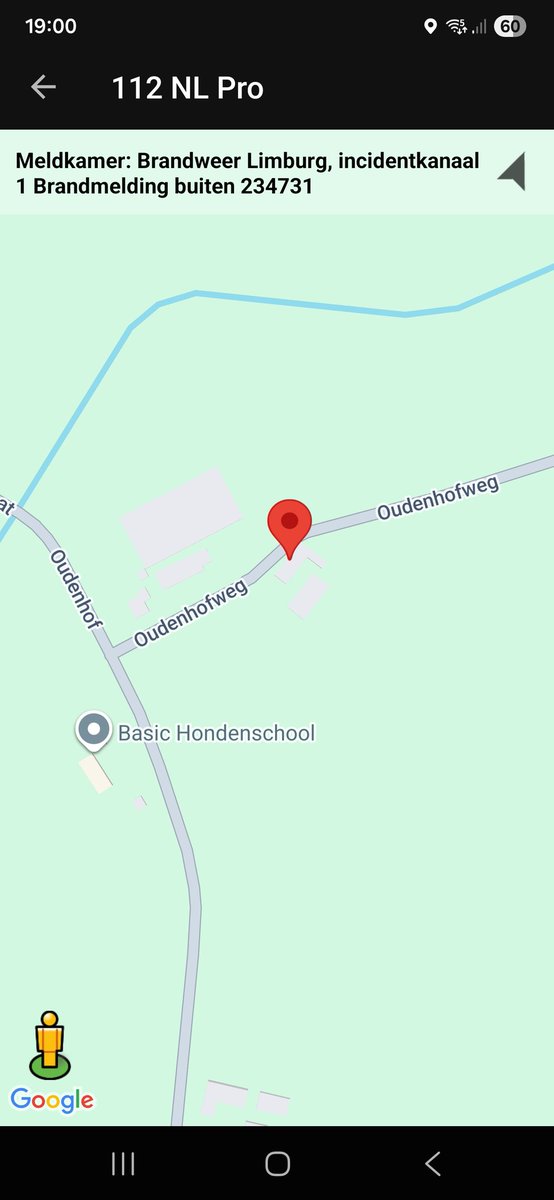 Brandmelding Buiten in Baexem