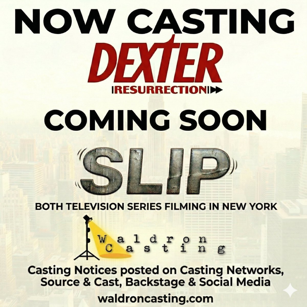 waldroncasting's tweet photo. 🎬✨ Currently Casting &amp; Coming Soon at Waldron Casting! ✨🎬
Stay tuned 👀 for exciting opportunities on the way!
Casting notices are posted on Casting Networks 🎭, Source &amp; Cast 📋, Backstage 🎬, and right here on our social media 📱💥 https://t.co/8LxQpO6A1p