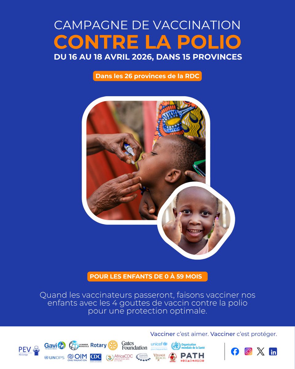 Programme Élargi de Vaccination de la RDC tweet media