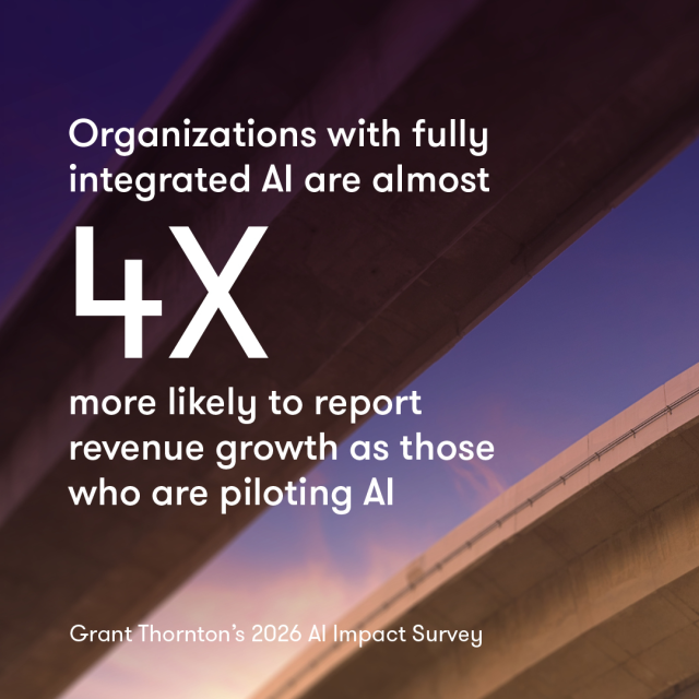 MoserBryan's tweet photo. Many organizations are scaling #AI faster than they can validate it, and that's a risk leaders can’t ignore. The shift is toward measurable, defensible performance. See how @GrantThorntonUS is helping businesses turn AI into real results. https://t.co/kwCKErJoX3 https://t.co/aqXwC8rmg5