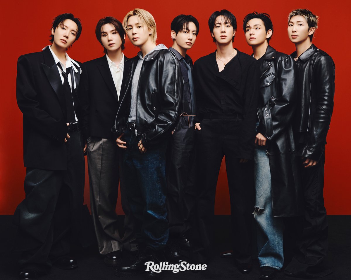 RollingStone's tweet photo. RM (#김남준) winces at the comparison between @bts_bighit and other global pop icons (Taylor Swift, Bruno Mars, Harry Styles).

“They are greater artists than us,” he replies, softly. “We’re just so small. We’re just a boy band from Korea.”

Story: https://t.co/bR3GRSB2mR https://t.co/fZEJv9tTPy