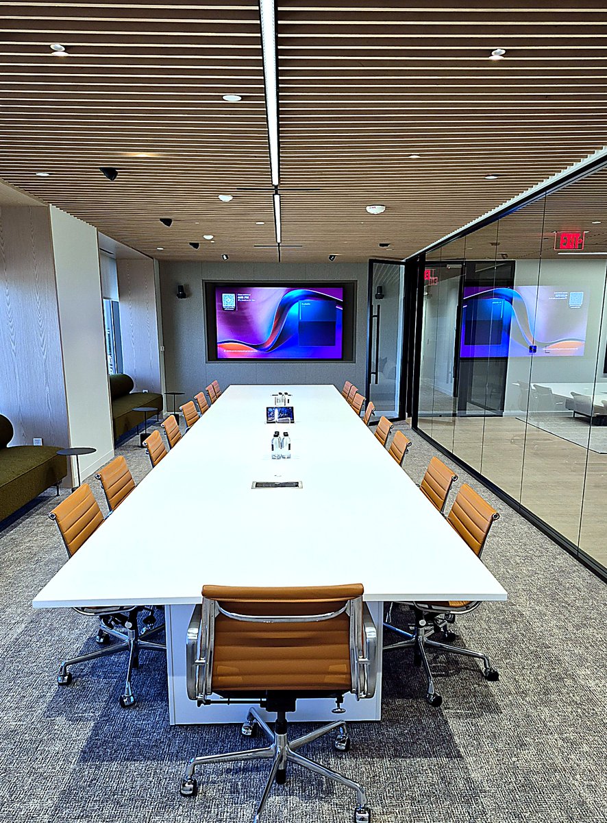 ncs_tx's tweet image. Our DFW AV team just wrapped up a Hybrid Teams Board Room for Highgate Hotels! 🎥🔊

✔️ 4 Cameras
✔️ 3 Ceiling Mics
✔️ 6 Ceiling Speakers
✔️ Touch Panel Controller

Ready to upgrade your space? networkcablingservices.com/contact-us/

#AudioVisual #HybridWork #AVInstallation #DFW #NCS