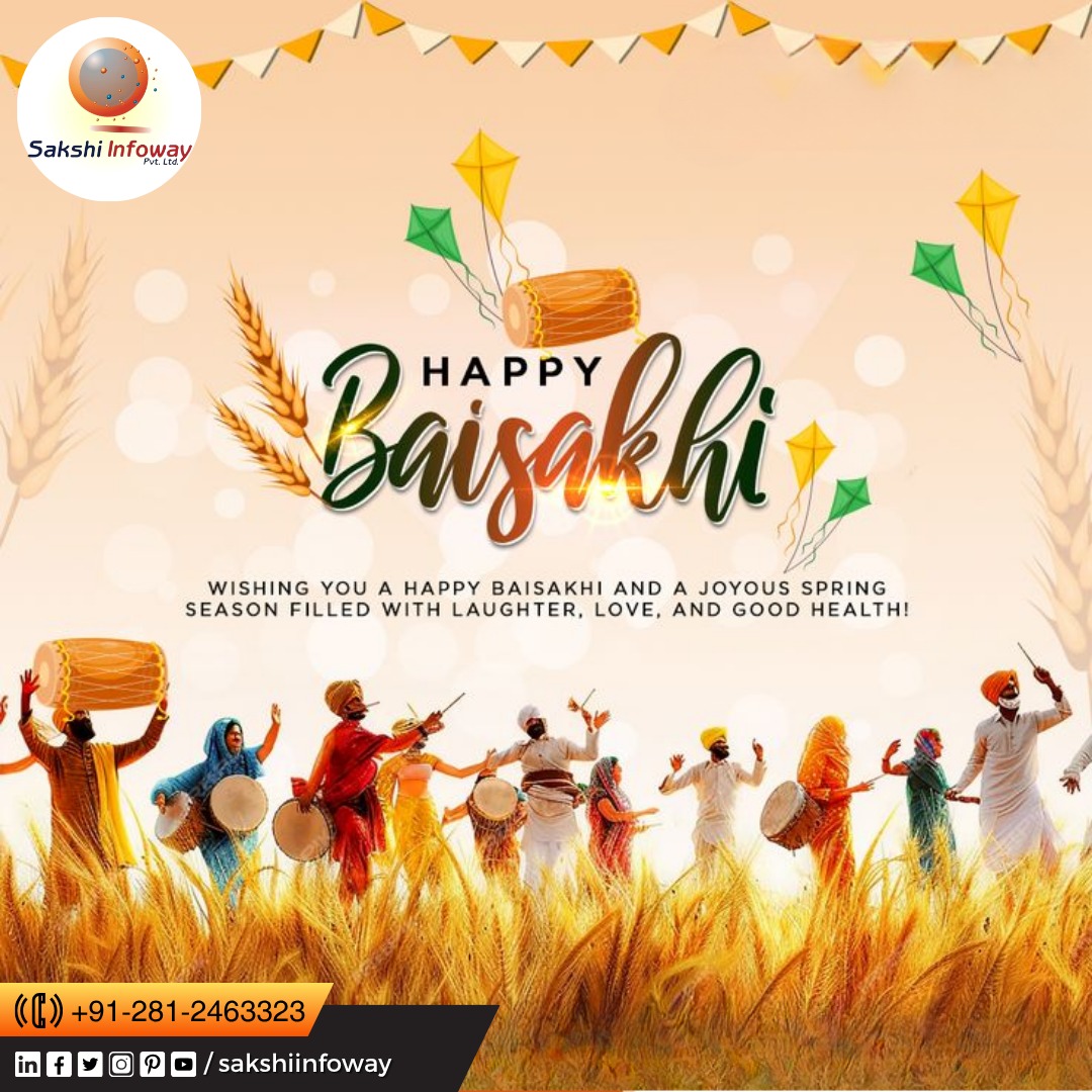 sakshiinfoway's tweet image. 🌾✨ Celebrate the spirit of Baisakhi with Sakshi Infoway!

May this harvest festival bring abundant success, creative breakthroughs, and new achievements for all. Let’s welcome a season of growth and endless possibilities.

#HappyBaisakhi #SakshiInfoway #DigitalSuccess