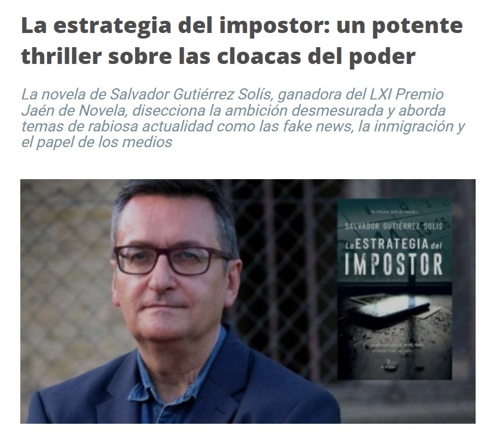 La estrategia del impostor by @gutisolis tweet media