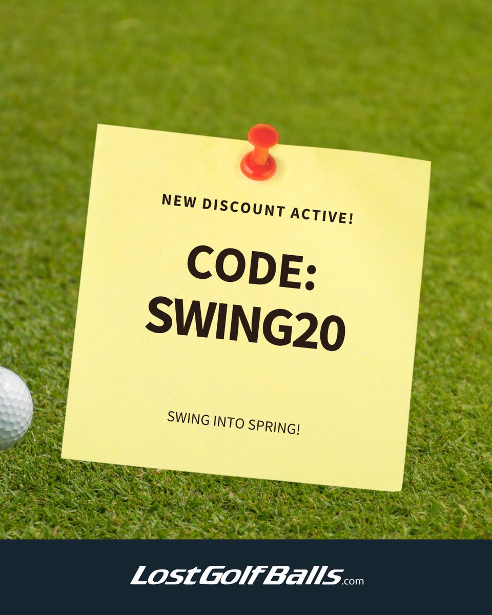lostgolfballs's tweet image. Deals, on deals, on deals...just for you 😎

New Discount Code is Now Live!

Code: SWING20

#golfdeals #golfer #discounts #spring #golf