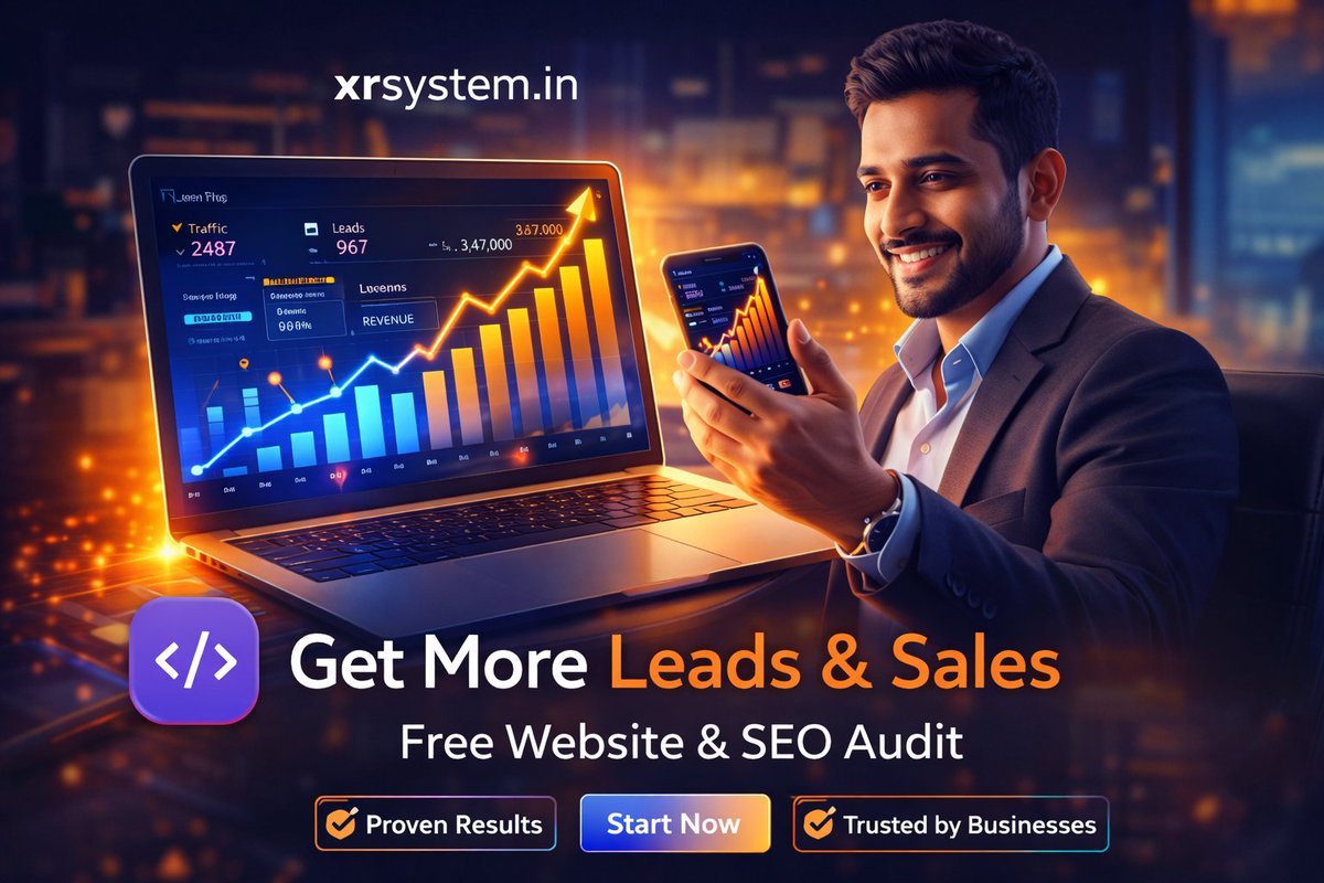 xrsystem's tweet photo. @xrsystem We focus is on delivering tangible results, not merely providing a service. 📈 Our aim to increase your leads today, boost your website traffic 💻, secure a #1 Google ranking, and accelerate your business growth. 🚀 
#xrsystem  #BusinessRevolution #AI #service  #SEO https://t.co/WFzP9zMP1Y