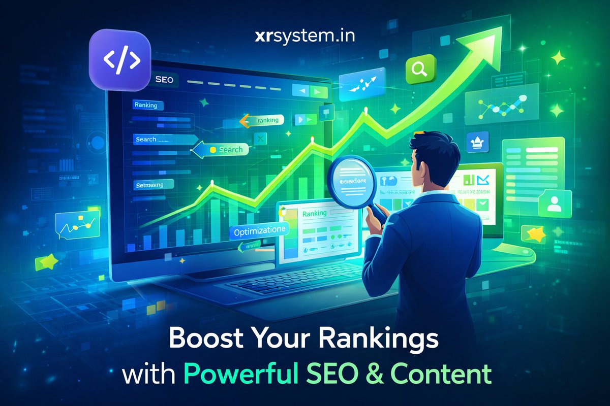 xrsystem's tweet photo. @xrsystem We focus is on delivering tangible results, not merely providing a service. 📈 Our aim to increase your leads today, boost your website traffic 💻, secure a #1 Google ranking, and accelerate your business growth. 🚀 
#xrsystem  #BusinessRevolution #AI #service  #SEO https://t.co/WFzP9zMP1Y