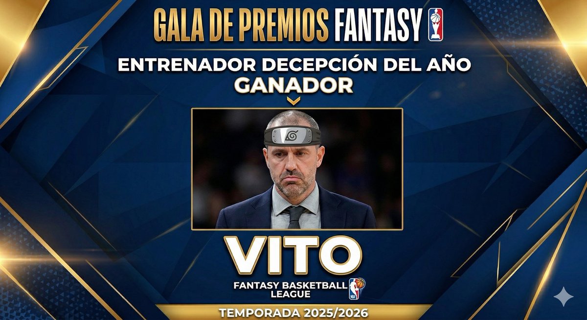 ShamsCTESPN's tweet photo. THE 2025-26 NBA FANTASY COACH DISAPPOINTMENT OF THE YEAR IS... VITO! https://t.co/a8zbZIQdfZ