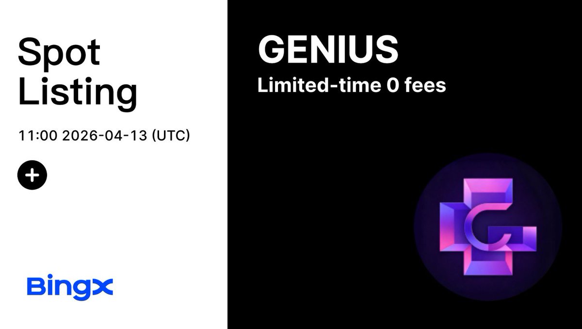SatoshiQueenn's tweet photo. Started trading $GENIUS during the zero-fee period and it’s been a smooth experience. No fees makes it easier to experiment a bit. Also realized it’s useful beyond trading since it unlocks premium tools and reduces costs over time. Worth checking out. #BingX #Genius https://t.co/MjYLfpVSY6