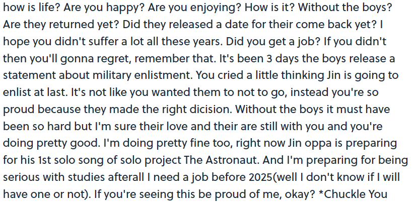 This is me from the very moment I found the app also 3-days after the 1st ms was announced, received on New Year 2025. Irony is what I actually predicted has come true in the ms period.
Funny is that I do regret for not being able to find a job till 2025 as my 2025 Resolution.