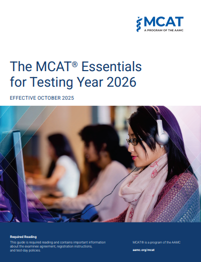 AAMC_MCAT's tweet image. #MCATtip: The #MCAT Essentials includes everything you need to know about registration, fees, test day policies, and more. It's essential for a reason! bit.ly/4qOi1BM