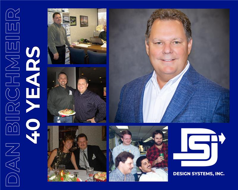 Design_Systems's tweet photo. From starting his journey in 1986 to becoming a managing partner, Dan Birchmeier’s #40 year-career reflects what long-term #leadership truly looks like: consistency, adaptability, and a deep understanding of the business from every angle. 

 #WorkAnniversary #DSIexcellence https://t.co/JW7iyiQveq
