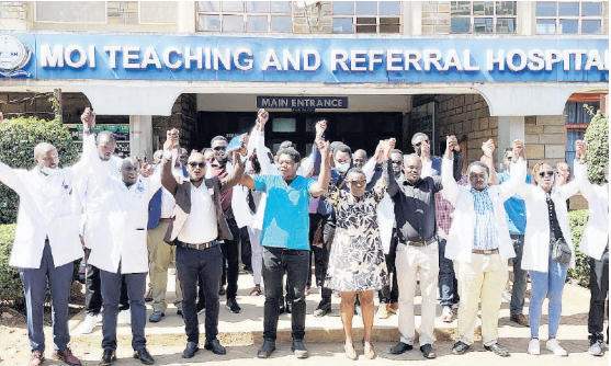 sholard_mancity's tweet image. I was going through the Auditor-General’s report, and something stood out.

Moi Teaching and Referral Hospital deducted KSh 1.478 BILLION from nurses &amp;amp; other workers’ salaries for pensions, but never remitted it.

And this is not new. Counties have been flagged for the same