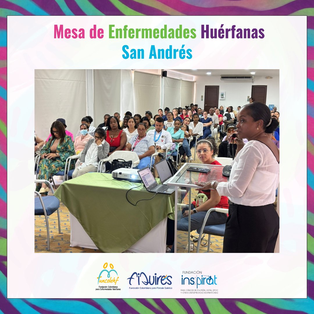 El propósito de nuestro trabajo es lograr una continuidad que garantice un impacto positivo en la atención social de las personas diagnosticadas con EH: Yendy Kelly, secretaria de Salud.
Mesa de #EnfermedadesHuérfanas San Andrés
@GobernacionSAI