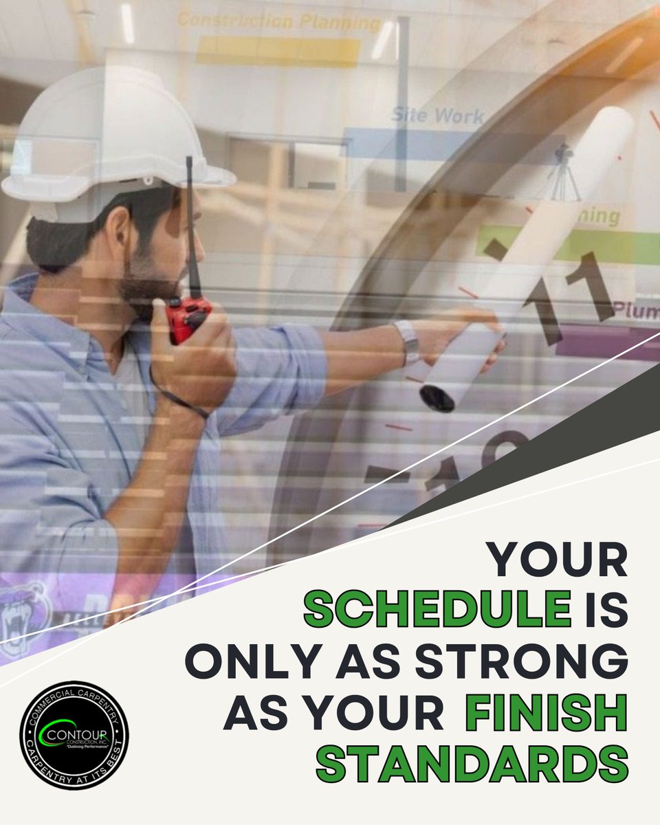 What slows your project: bad luck or bad standards?

Misaligned frames and late changes aren't random, they're the result of unclear expectations. The right standards turn a subjective “looks good” into measurable targets.

Protect your schedule: contour-construct.com/finish-carpent…
