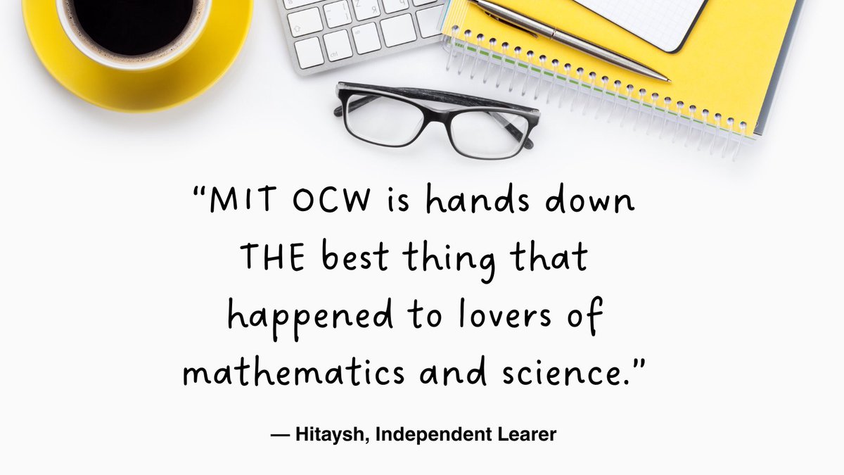 MIT OpenCourseWare tweet media
