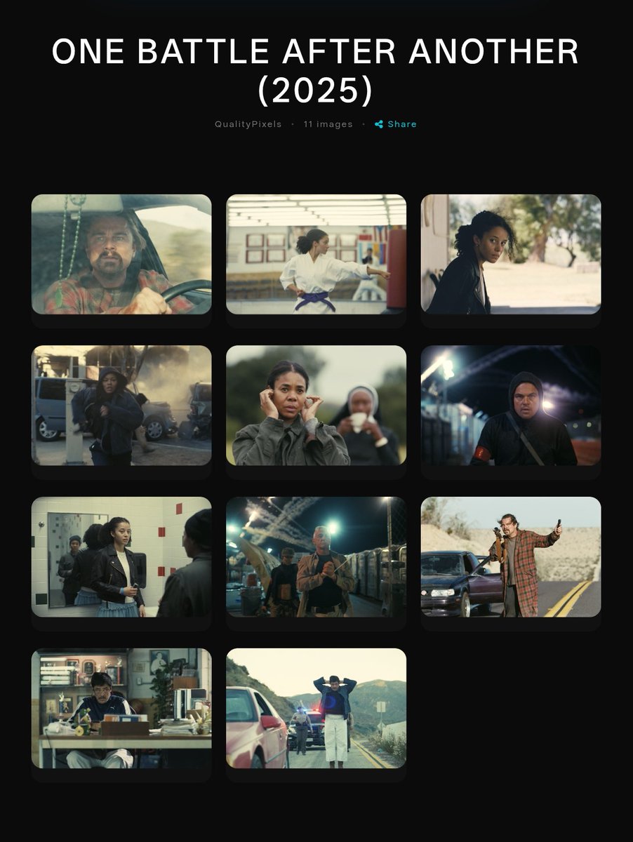 Quality_Pixels's tweet photo. One Battle After Another movie UHD Stills now available at https://t.co/VSREr9KWW2 ✨

Check it out here: https://t.co/N8W71nsb5J)

#OneBattleAfterAnother #OBAA https://t.co/ETLLhxTZNE