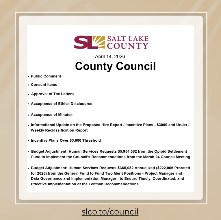 Salt Lake County Council tweet media