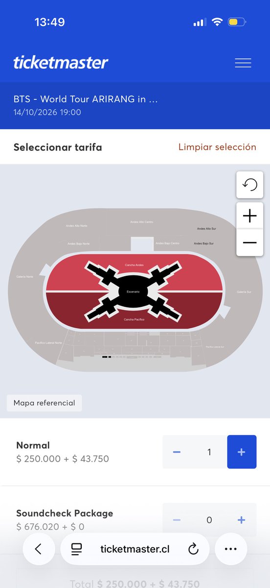 uvita! 🇨🇱 VERÁ A BTS tweet media