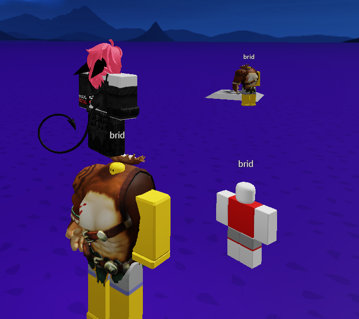 blooming_altar's tweet photo. our catalog avatar creator server bugged and my friend somehow made clones of himself?? https://t.co/WXcuxjSzxA