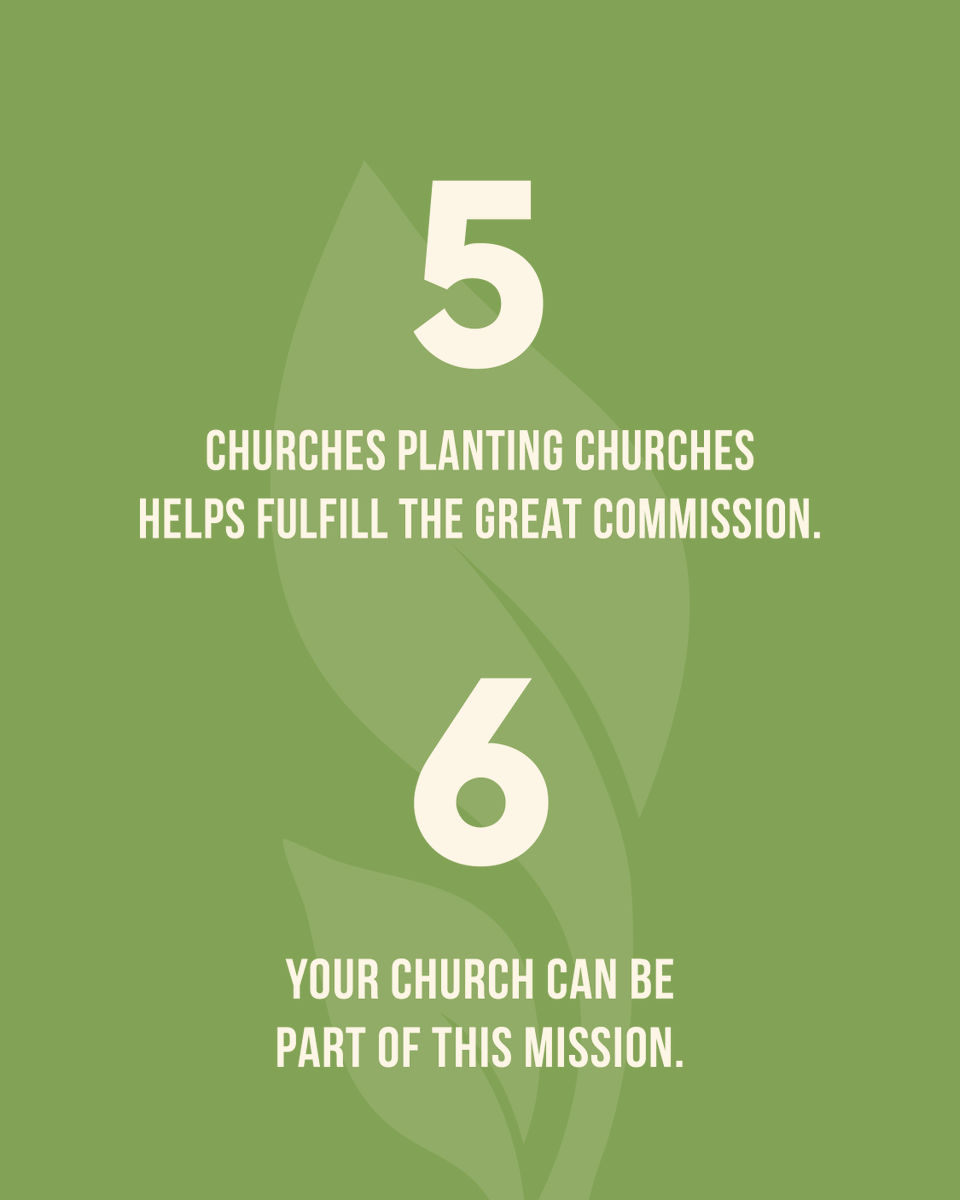 Church planting is one of the most effective ways to expand Gospel access!

New churches create new opportunities for discipleship, leadership development, &amp; reaching people.

Every church has a role to play in multiplication. Plant Alabama exists to help churches take that step!
