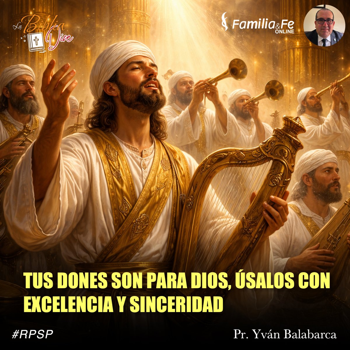 #rpsp #1Cronicas25 I📖
✅Dios ordena la adoración; sirve con propósito y entrega.
✅Tus dones son para Él, úsalos con excelencia y sinceridad.
✅Adorar es vivir guiado por Su Espíritu cada día.
¡Retuitea y da Like!