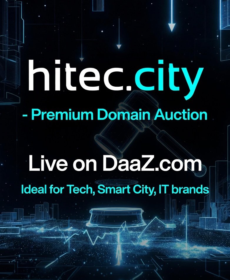 eprestigexyz's tweet image. 🚨 Premium domain **hitec.city** is now live for auction on DaaZ.com!

Ideal for tech, IT, smart cities, startups &amp;amp; more. Clean, short &amp;amp; highly brandable.

Bid now 👉daaz.com/auctions/lande…

#DomainForSale #hitecCity #PremiumDomain  #TechDomain #india